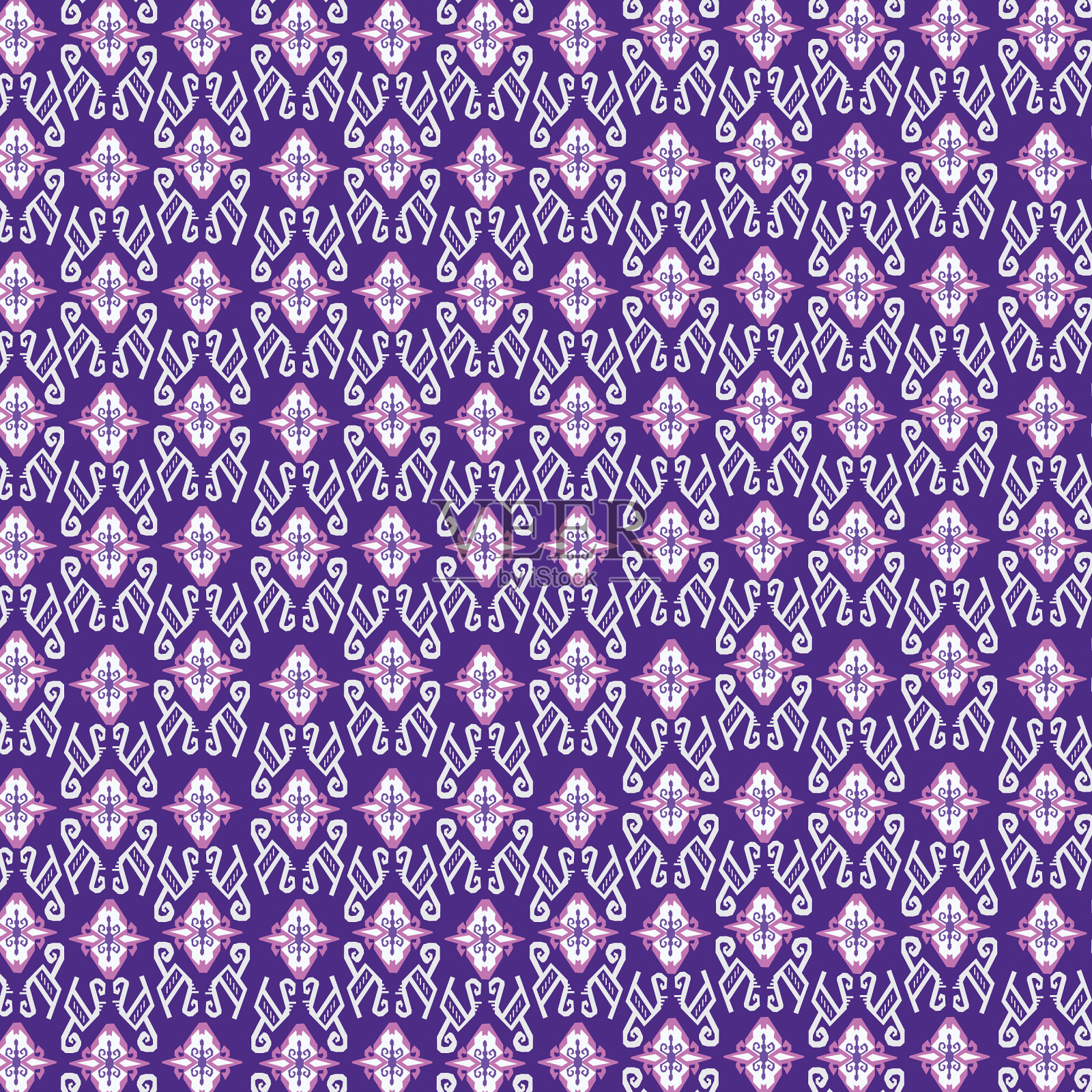 传统蜡染图案背景插画图片素材