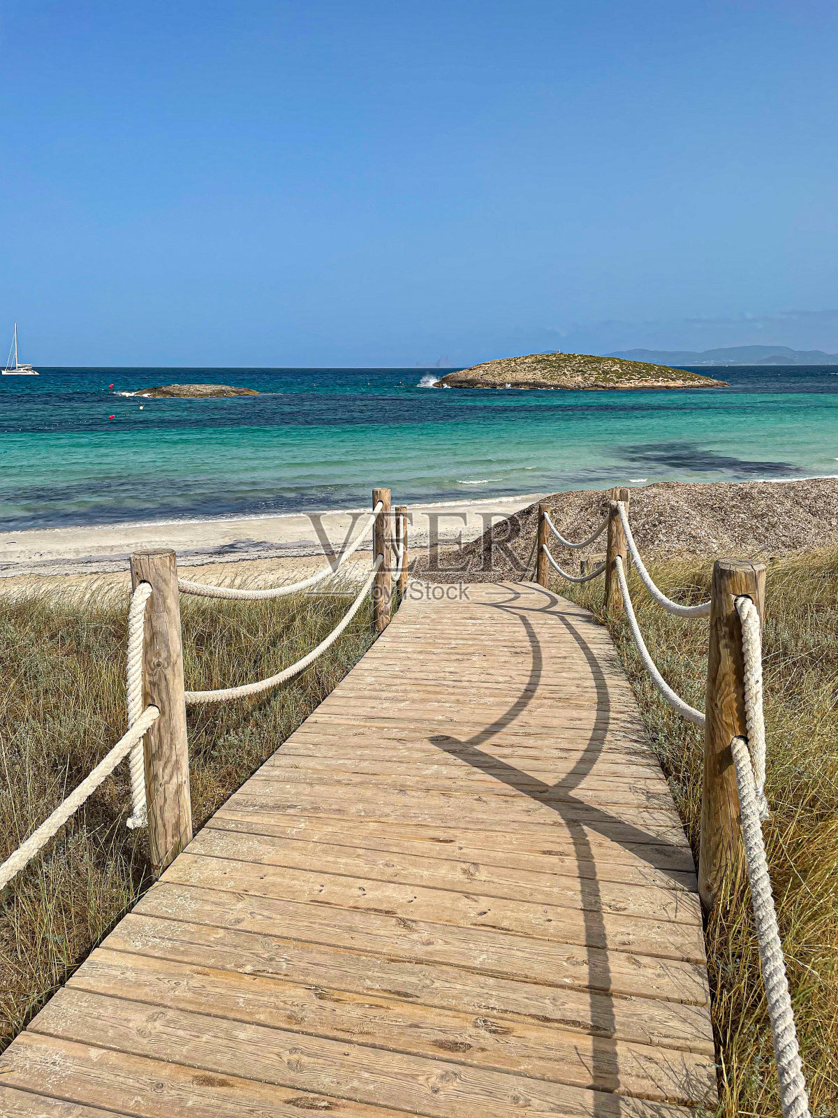 Formentera的Rambla de ses illetes照片摄影图片