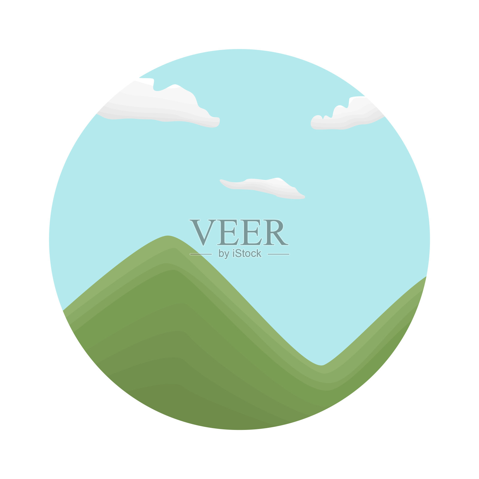 景观插画图片素材