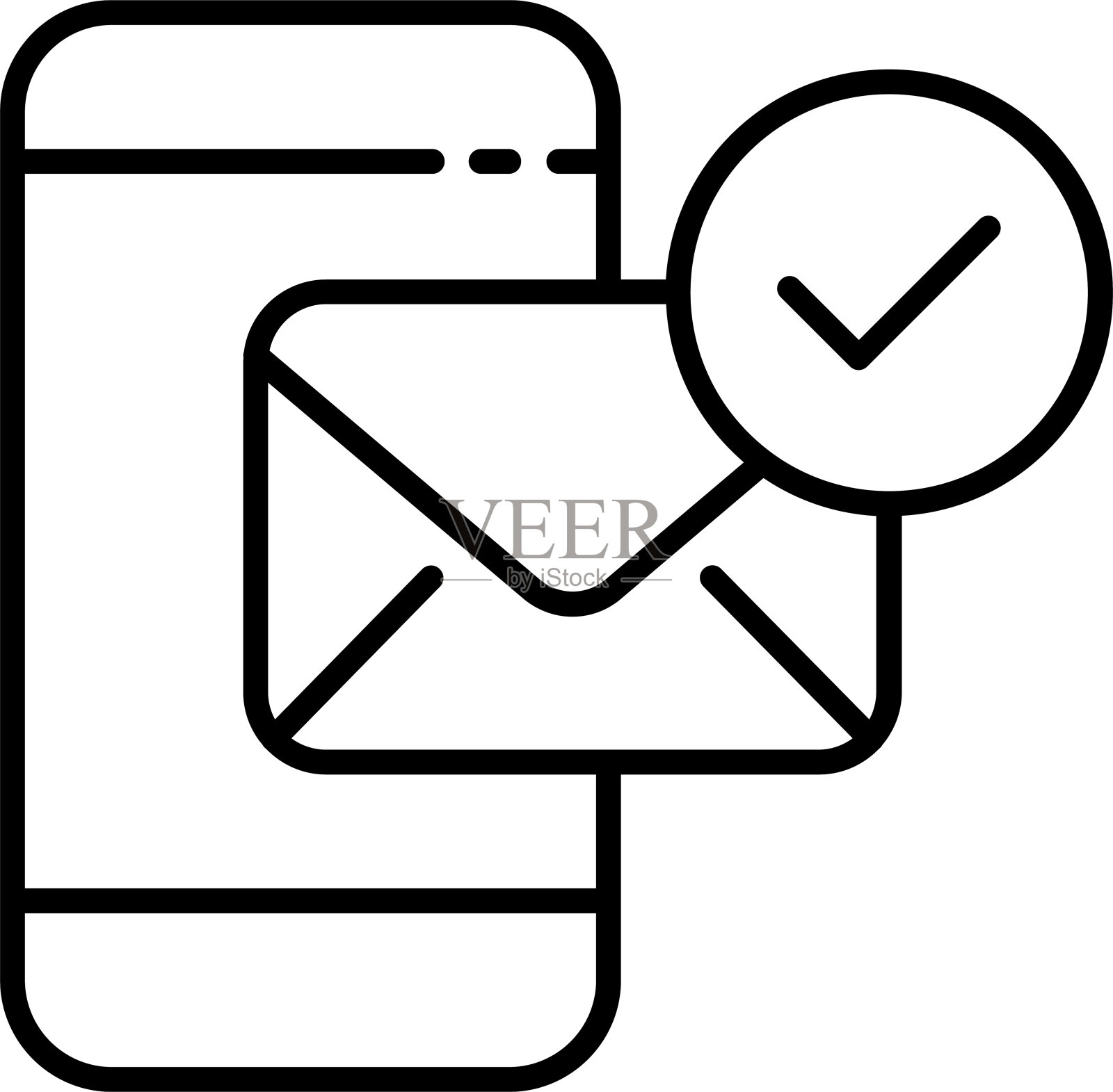 发送邮件大纲矢量插图图标插画图片素材