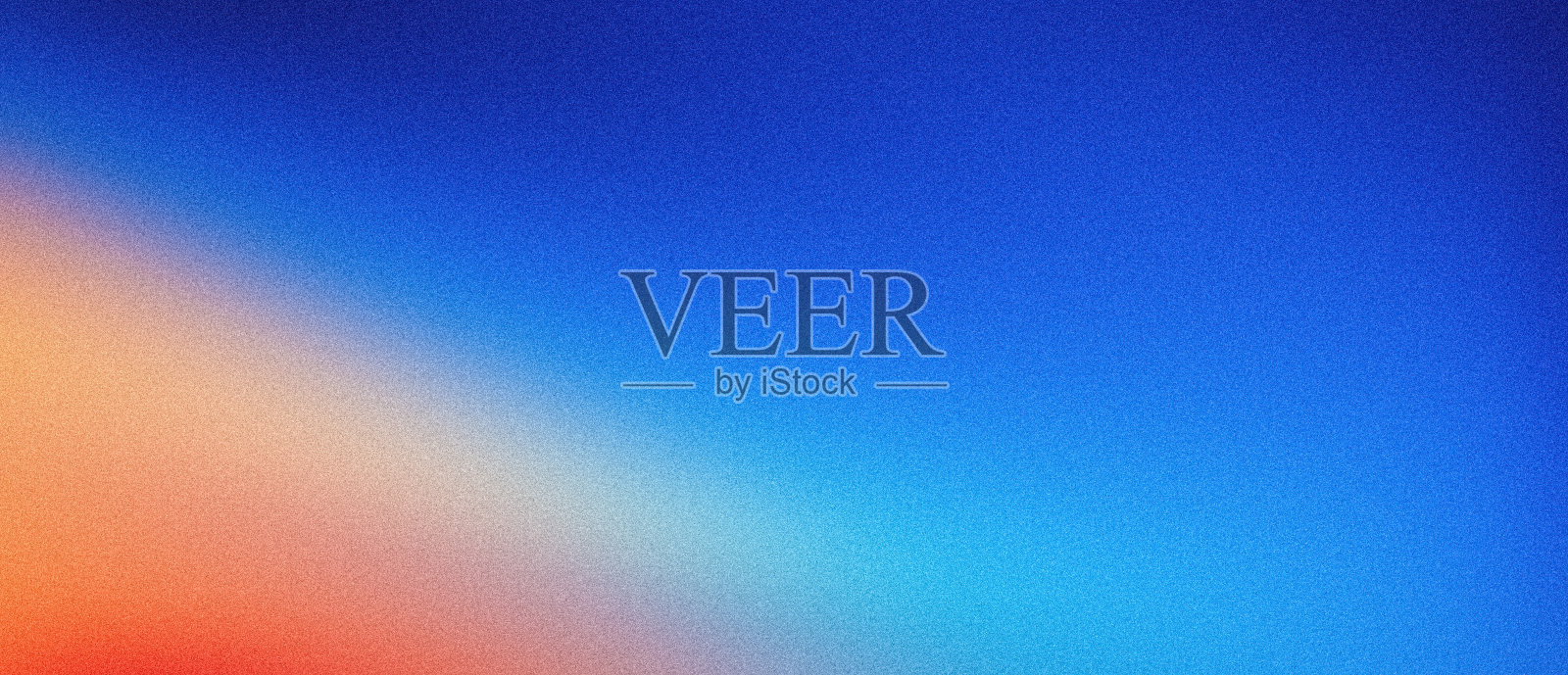 蓝橙色颗粒感背景噪声纹理渐变banner海报封面设计插画图片素材