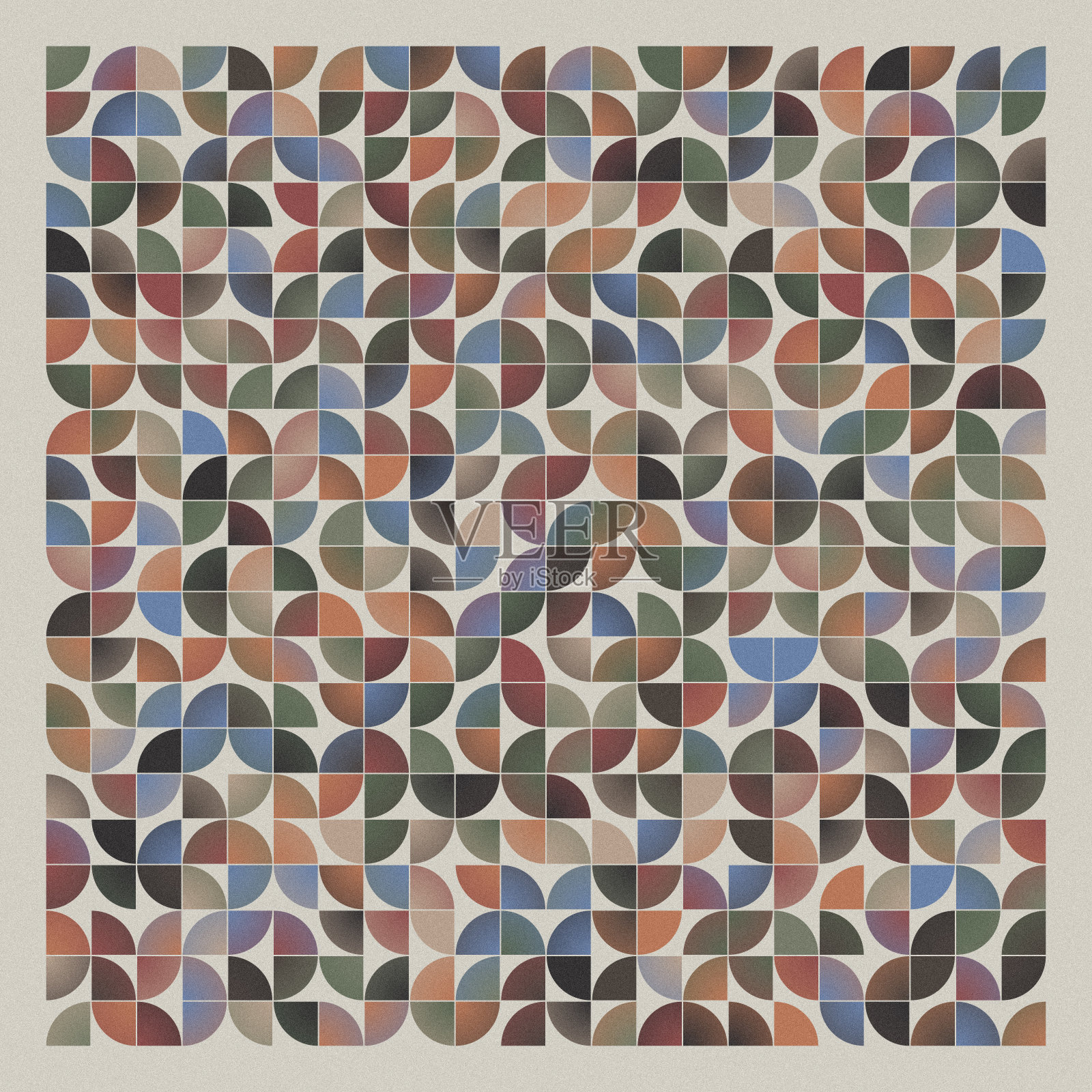 Truchet抽象背景图案插画图片素材