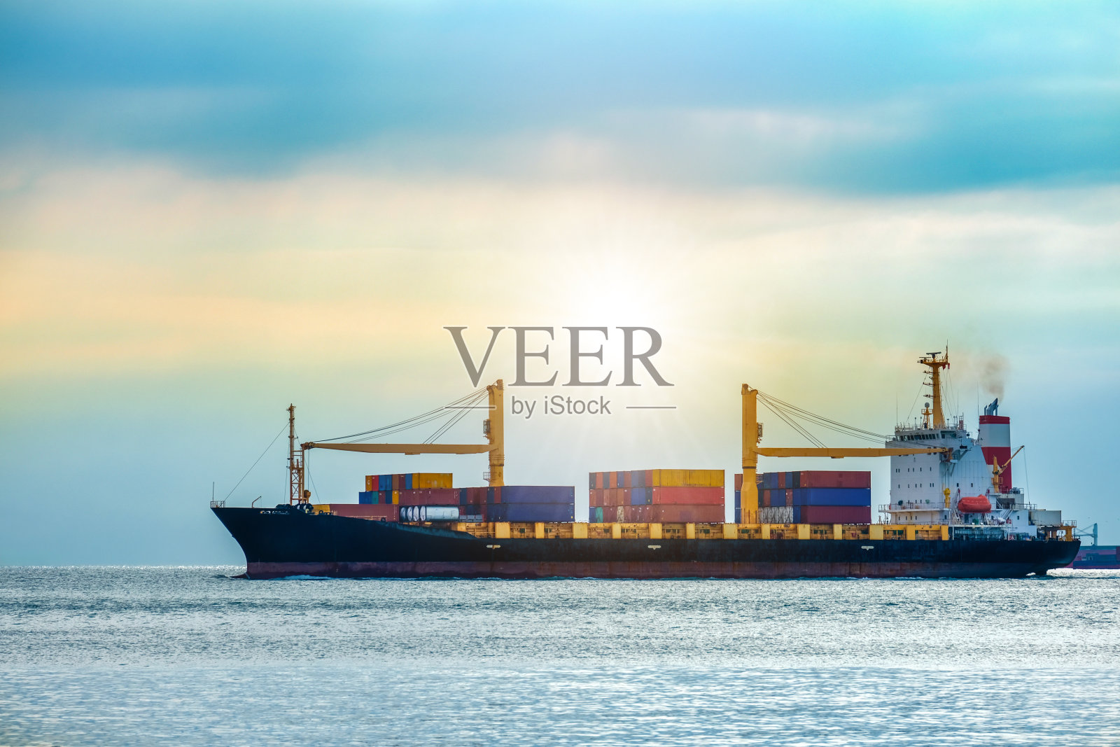 海运系统，海运集装箱国际运输，进出口业务，物流，运输行业的概念照片摄影图片