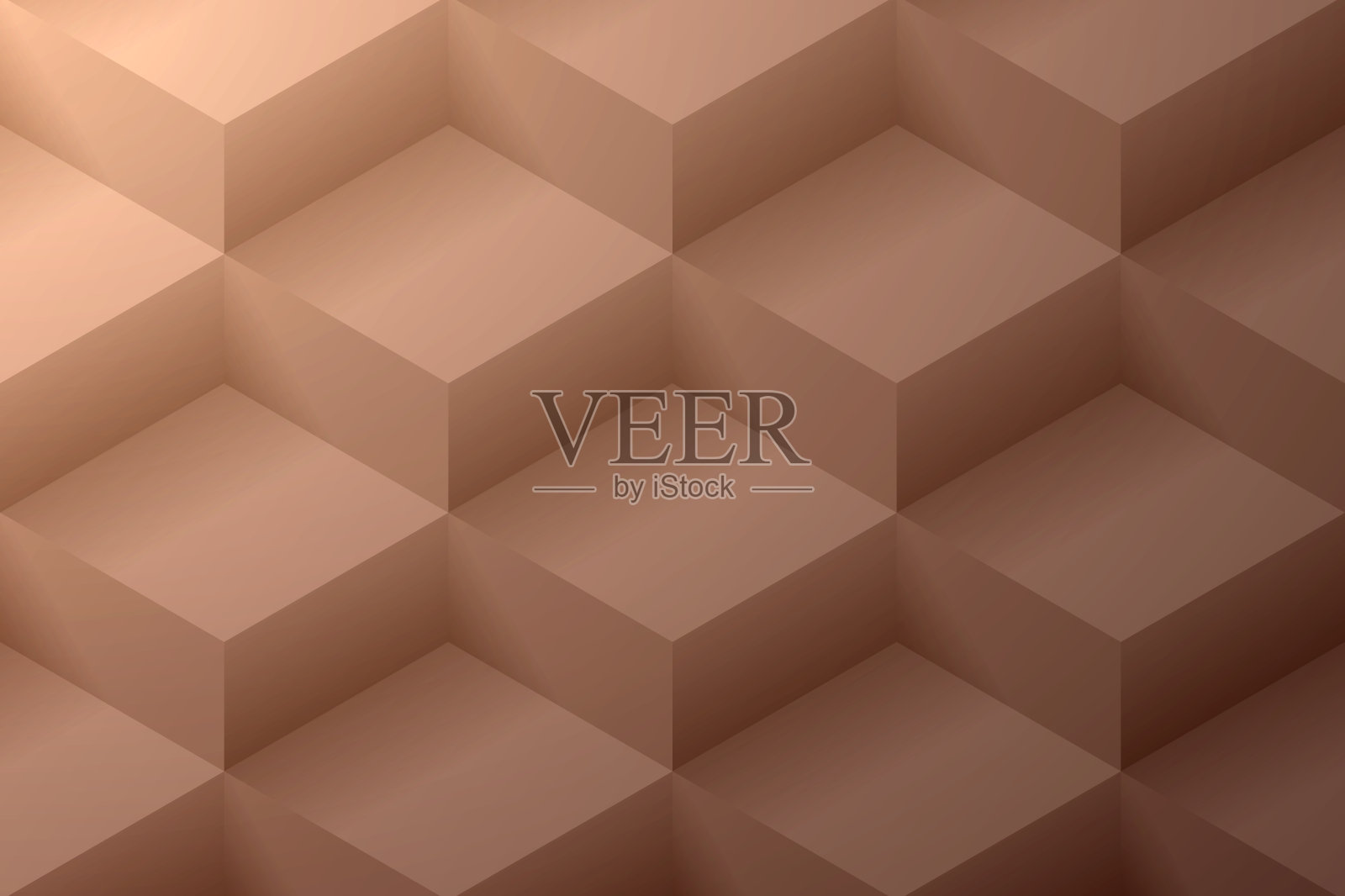 抽象的棕色背景-几何纹理插画图片素材
