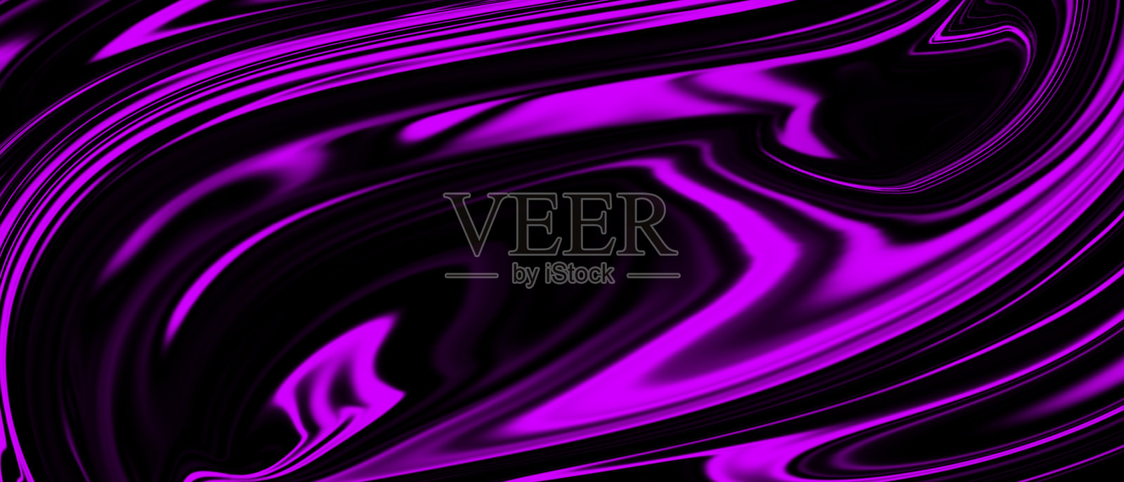 紫色和黑色波浪抽象的背景插画图片素材