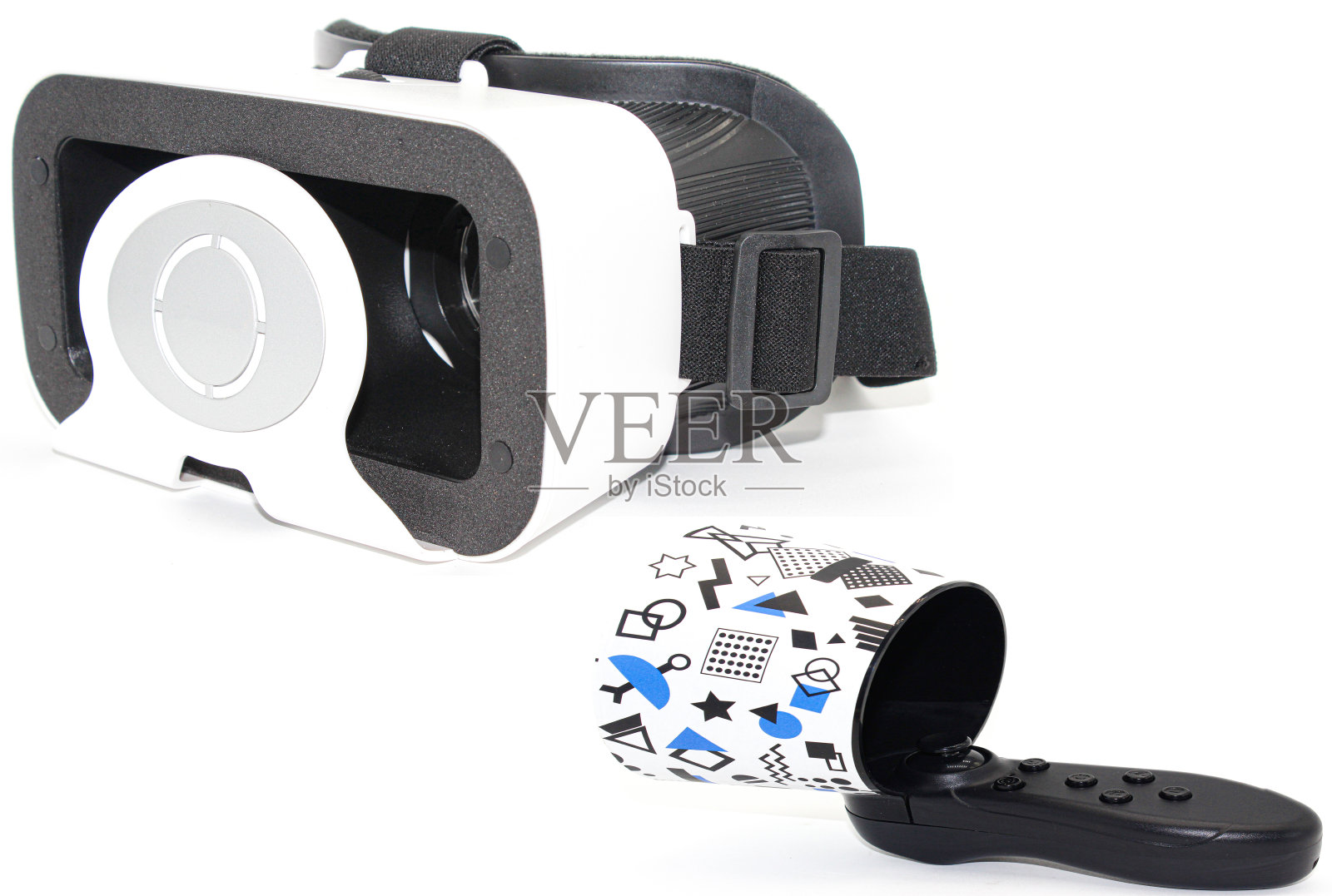 具有选择性焦点的VR头显图像照片摄影图片