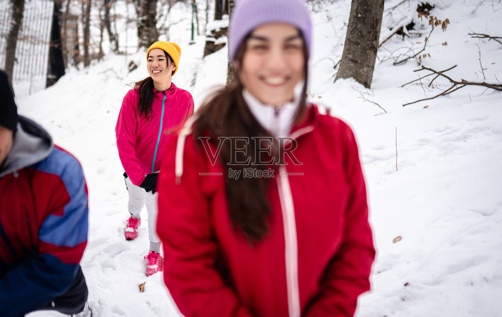 雪域公园是跑步的最佳场所照片摄影图片
