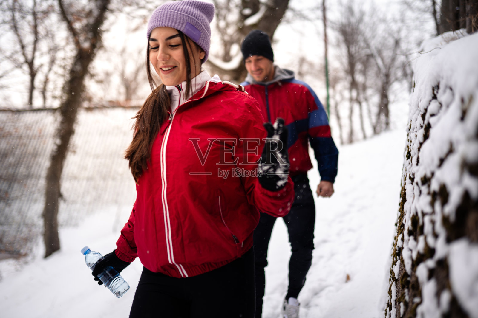 雪域公园是跑步的最佳场所照片摄影图片