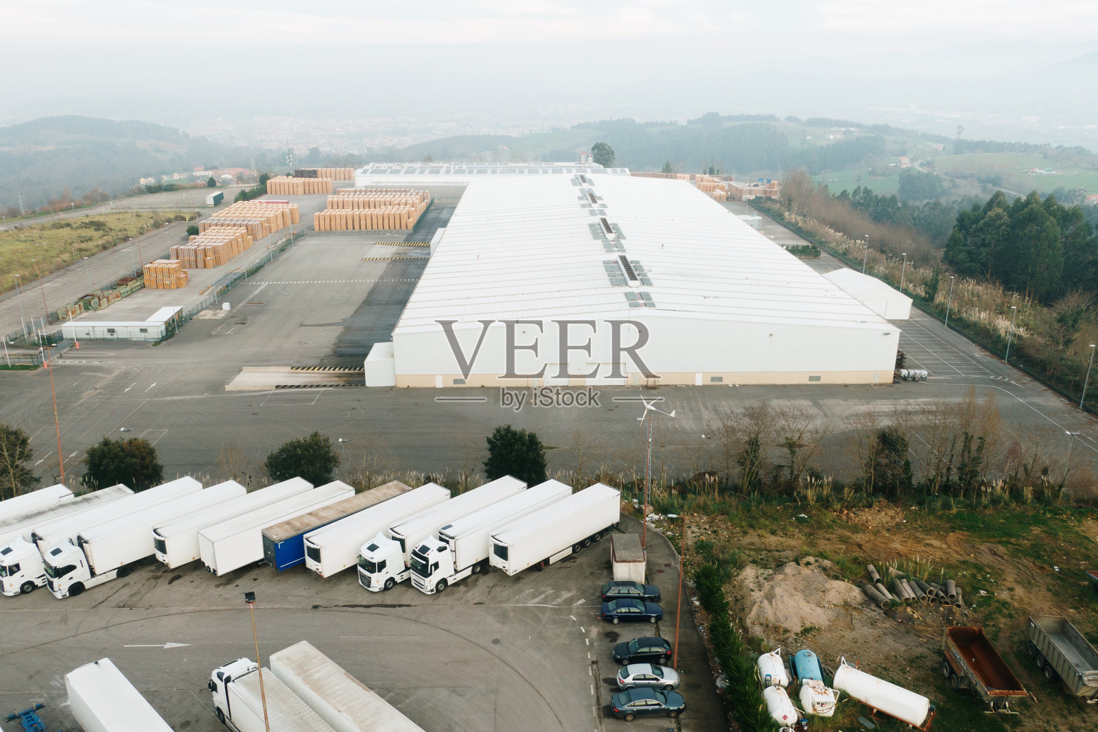 从上面看工厂照片摄影图片