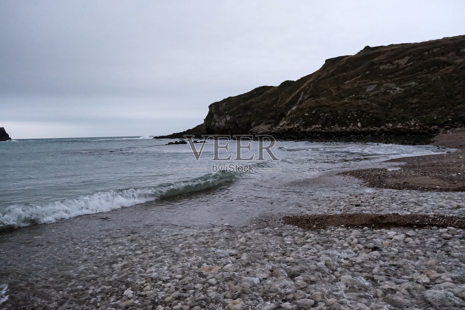 冬天的卢沃斯湾和海滩景色照片摄影图片
