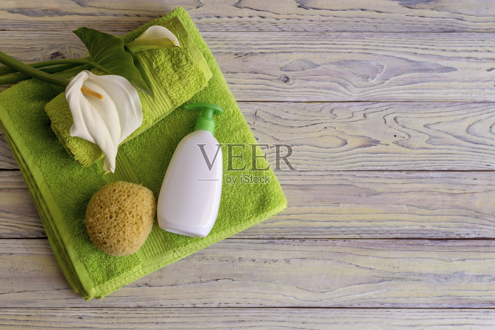 皮肤护理配件特写。照片摄影图片