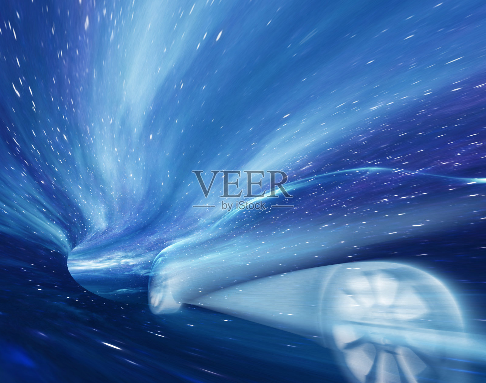 跑车在城市高速公路上超速行驶照片摄影图片