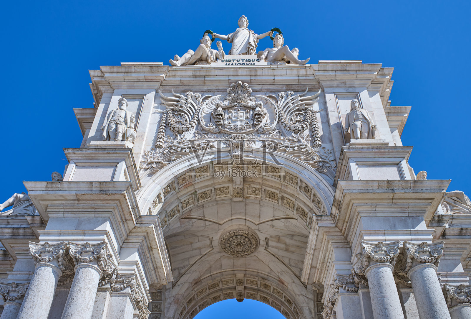 里斯本，历史建筑照片摄影图片