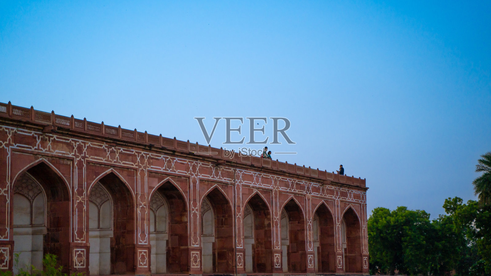 胡玛云的陵墓位于印度新德里照片摄影图片