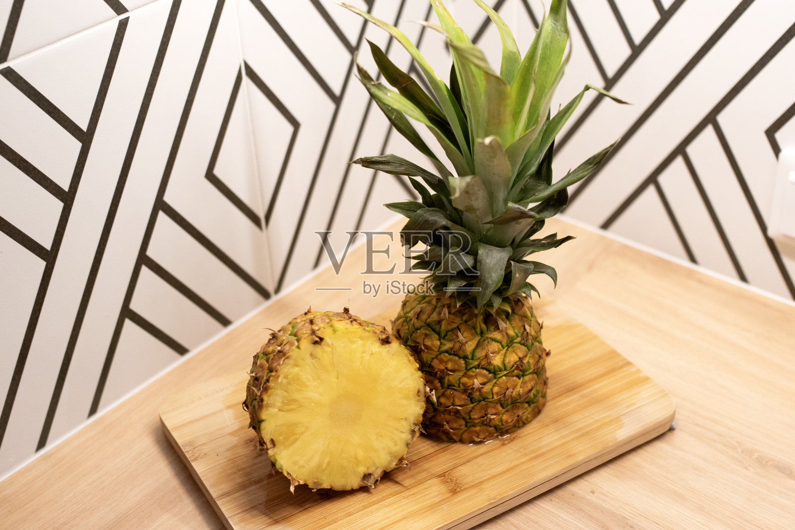 菠萝。照片摄影图片