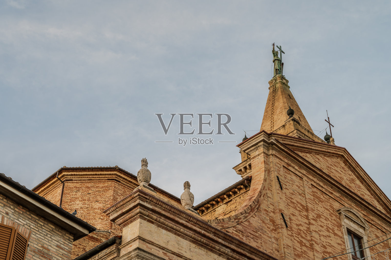 利帕ransone, Ascoli Piceno, Marche。SS. Gregorio Magno和Margherita共同大教堂2023照片摄影图片