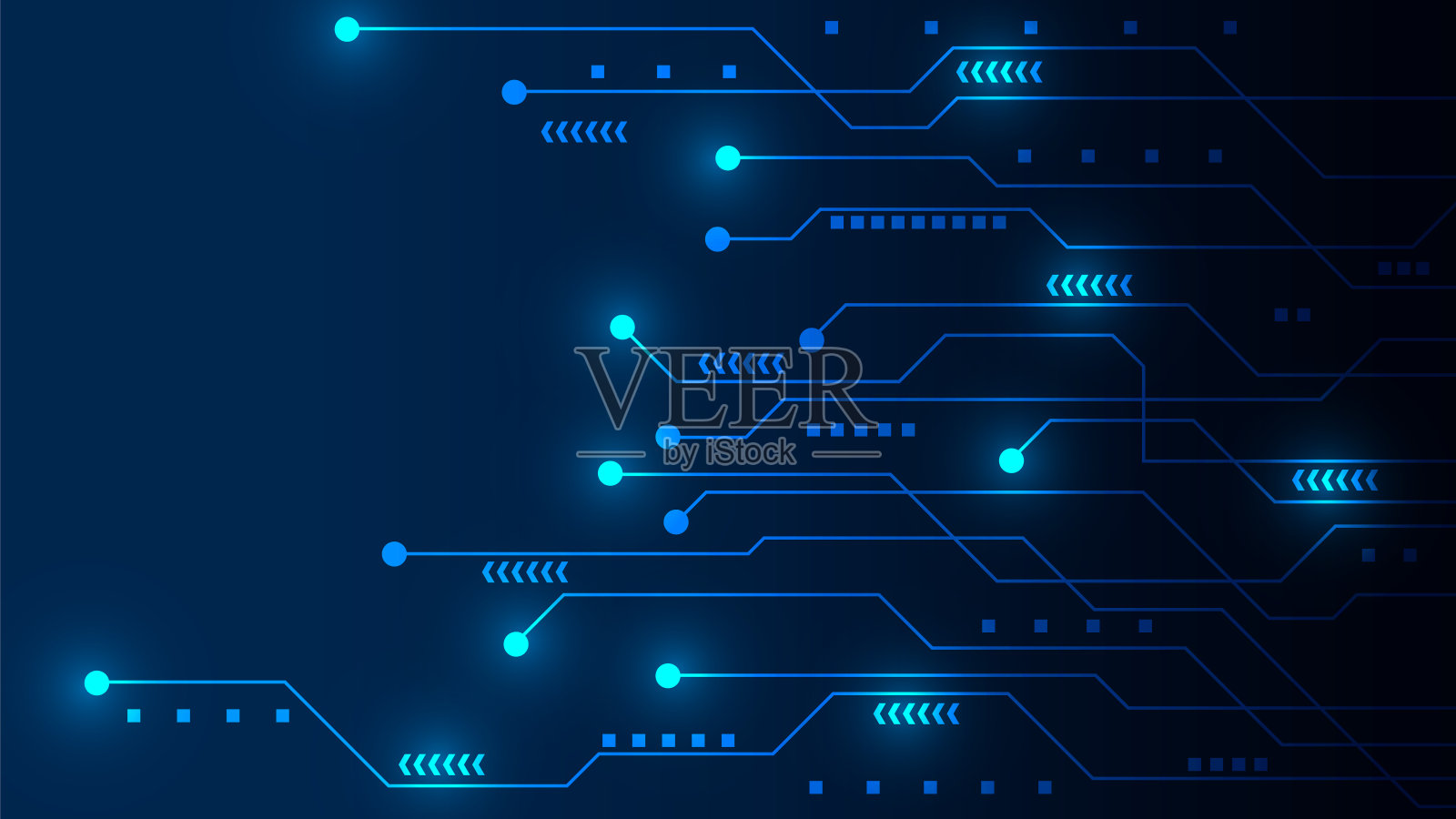 高科技数字数据抽象设计插画图片素材