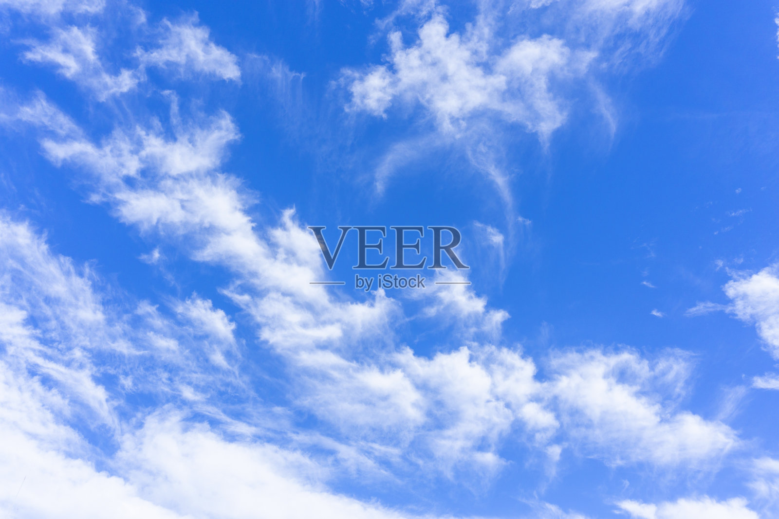 清新的蓝天和云的背景材料照片摄影图片