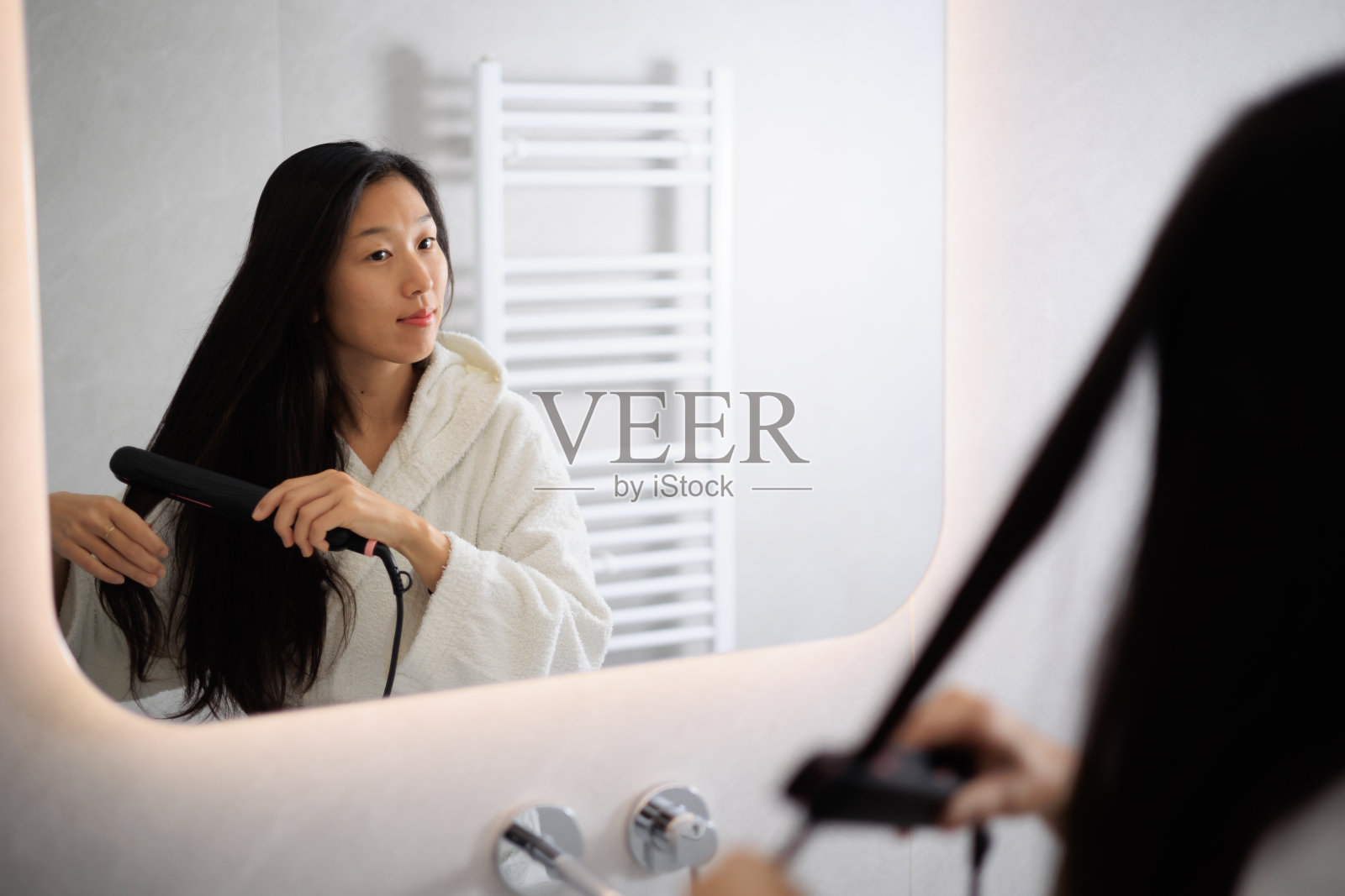 女性护发照片摄影图片