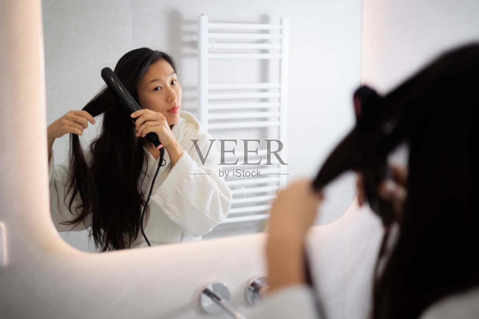 女性护发照片摄影图片