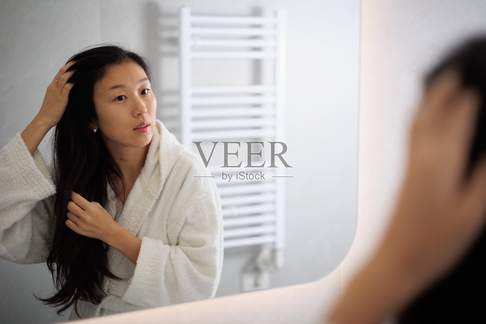 女性护发照片摄影图片