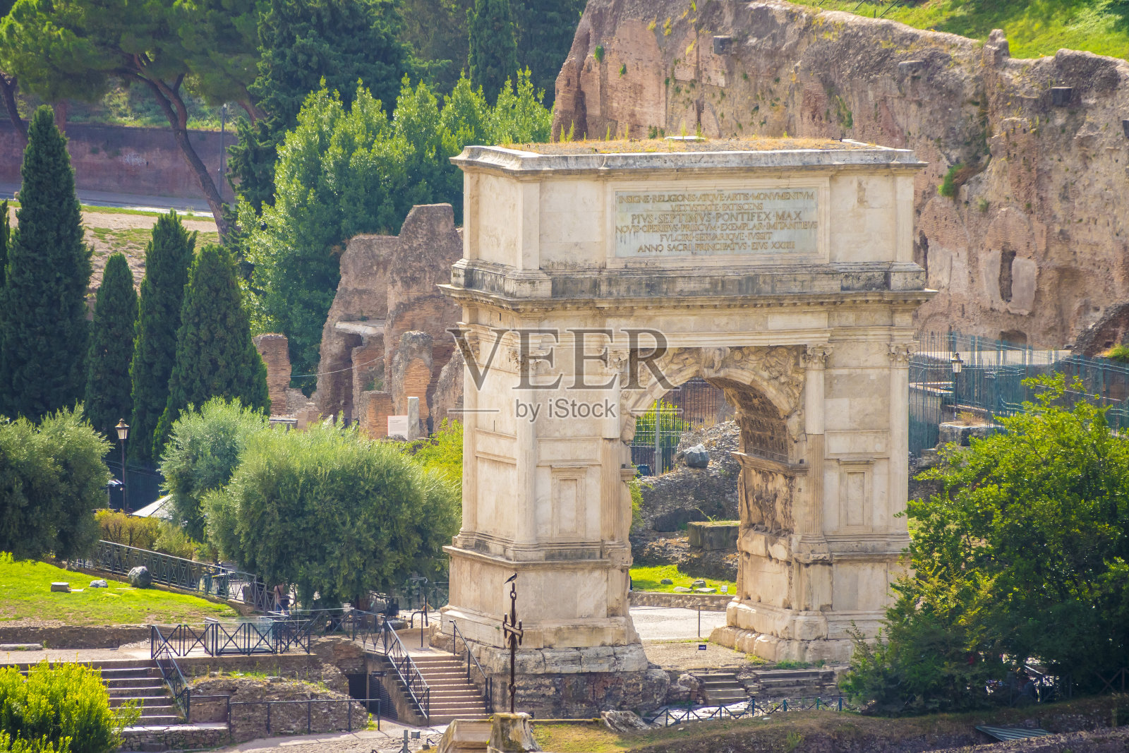意大利罗马的古老废墟照片摄影图片