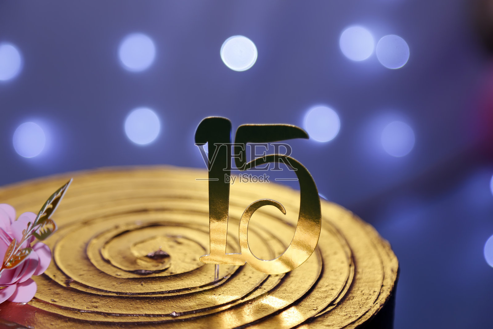 派对蛋糕，15岁生日蛋糕，15岁生日蛋糕照片摄影图片