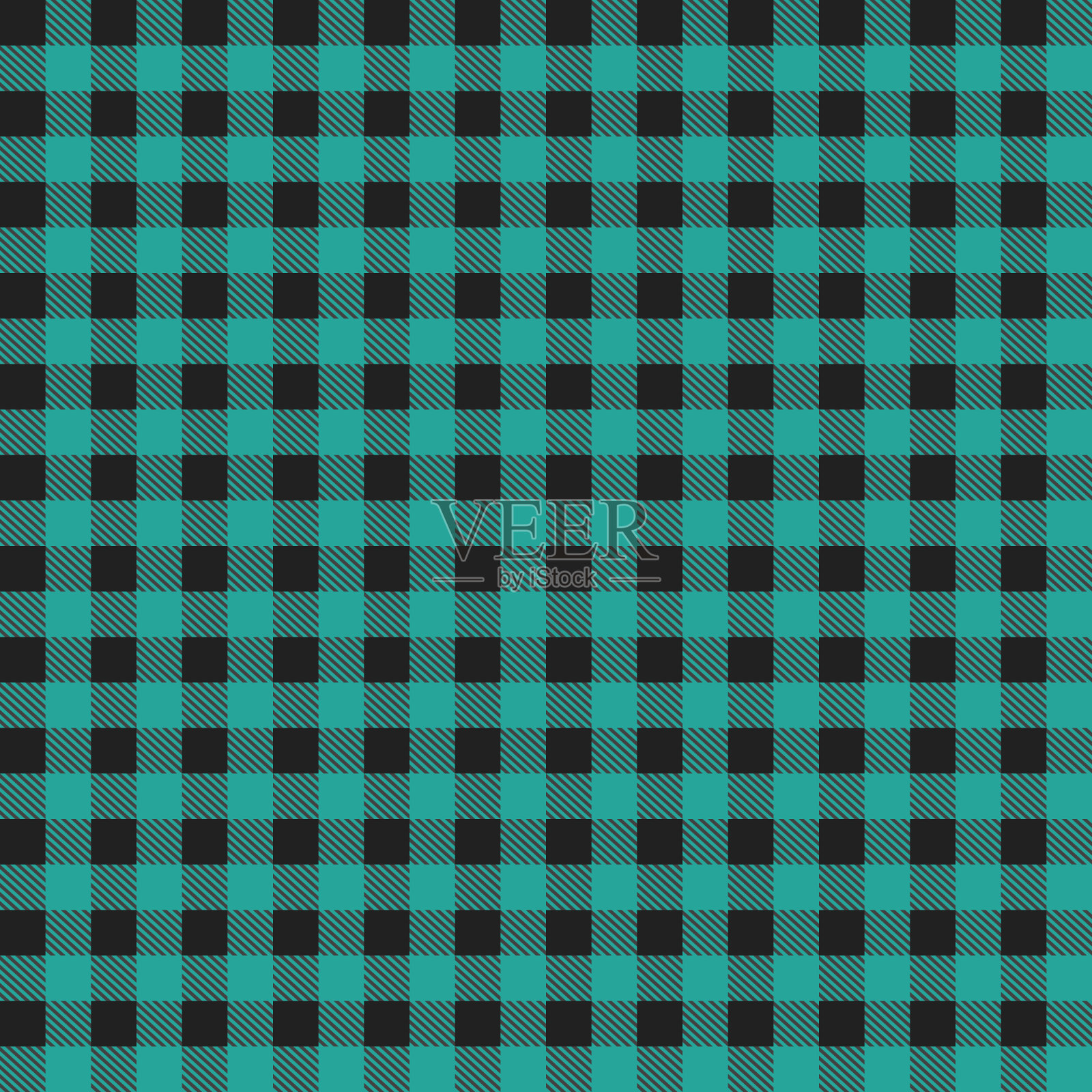 布法罗格纹。插画图片素材