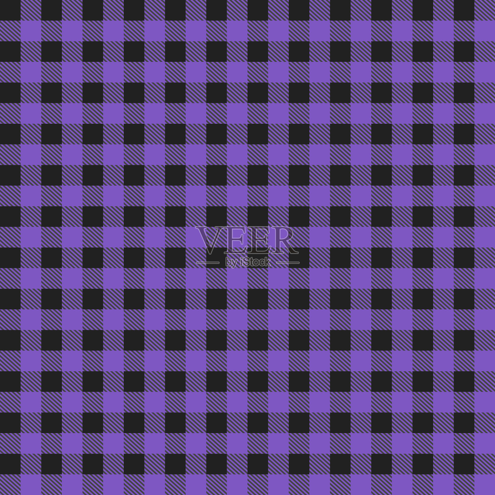 布法罗格纹。插画图片素材