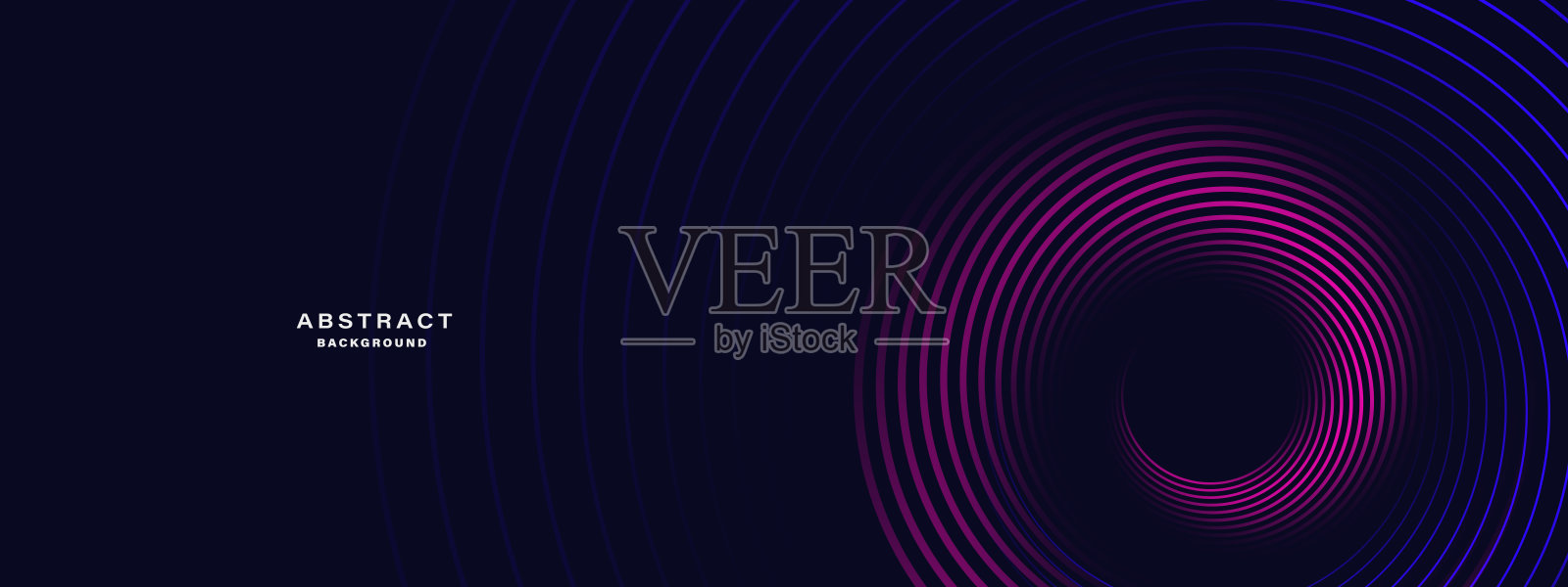 现代抽象背景与螺旋圆线。插画图片素材