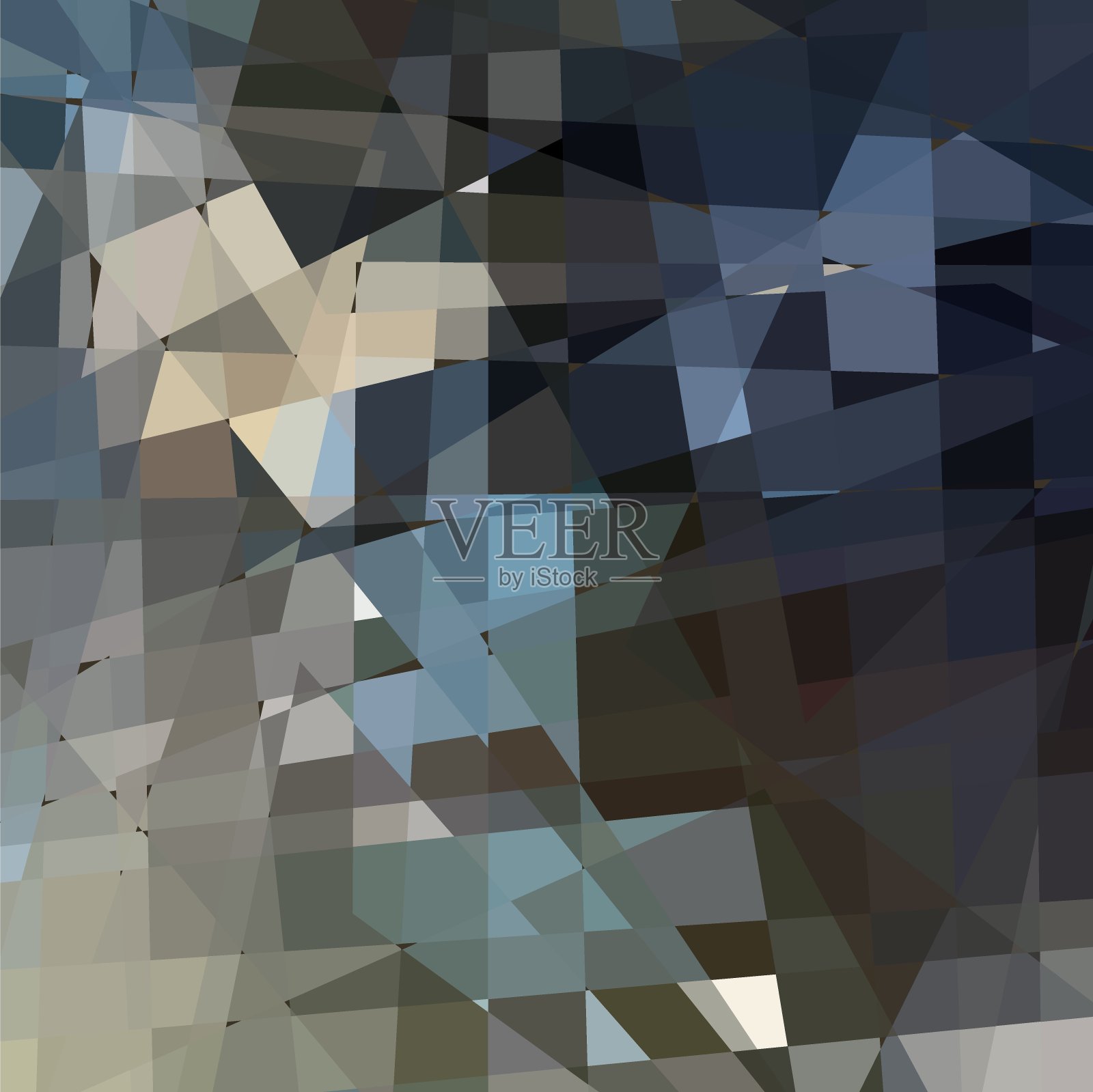 简单的几何艺术海报与简单的形状。抽象几何风格。插画图片素材