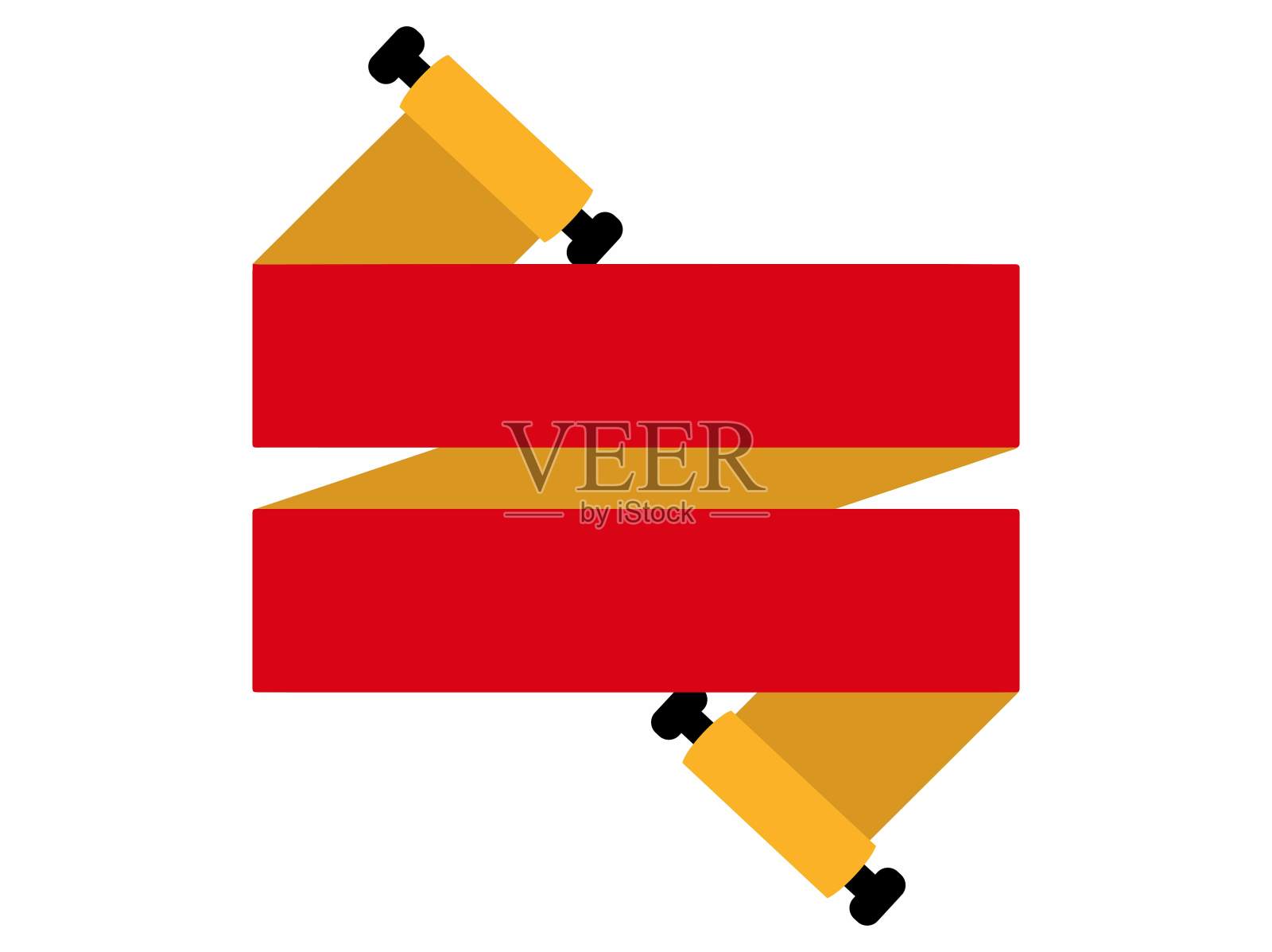 中国纸卷背景插图。中国新年纸卷插画图片素材