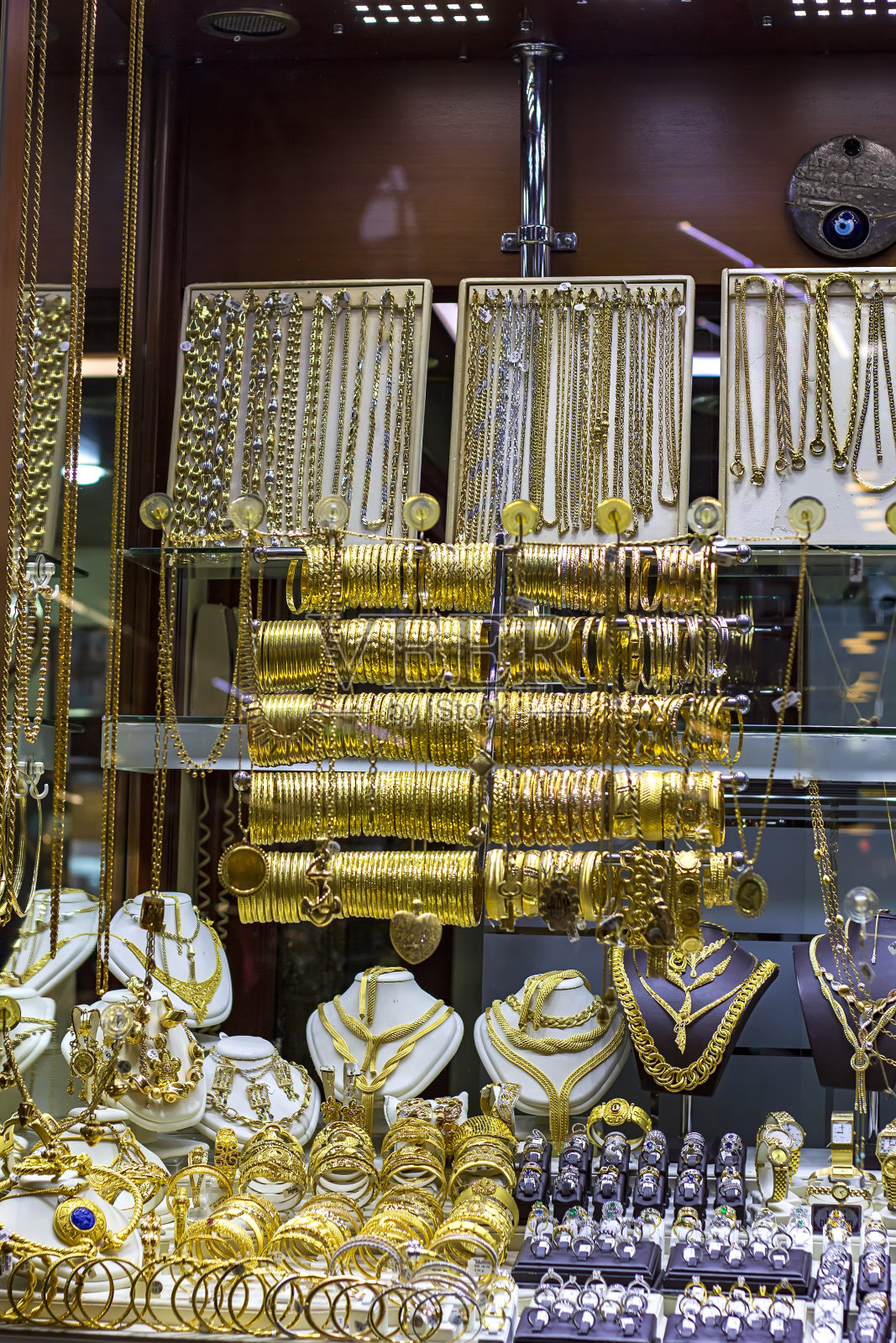 黄金珠宝店照片摄影图片