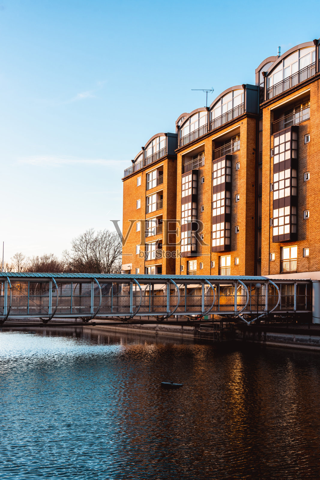 伦敦的豪华公寓照片摄影图片