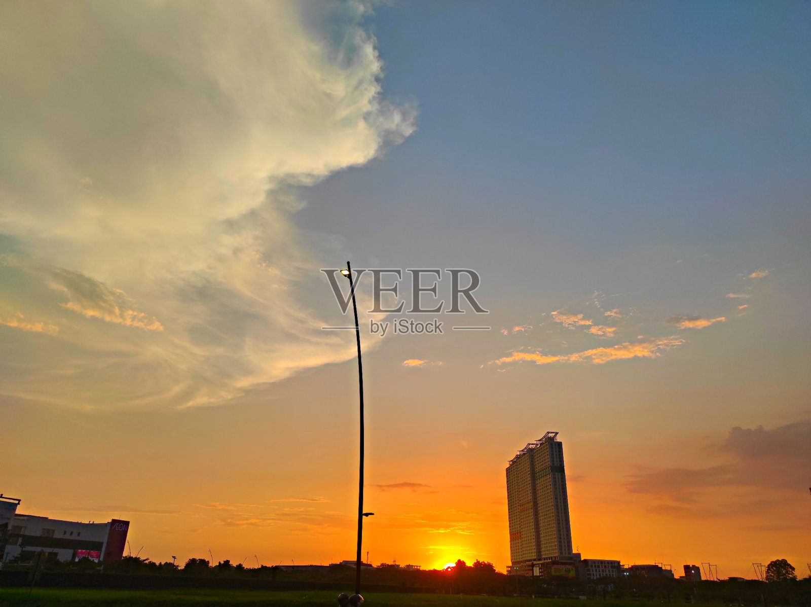 漂亮的日落照片摄影图片