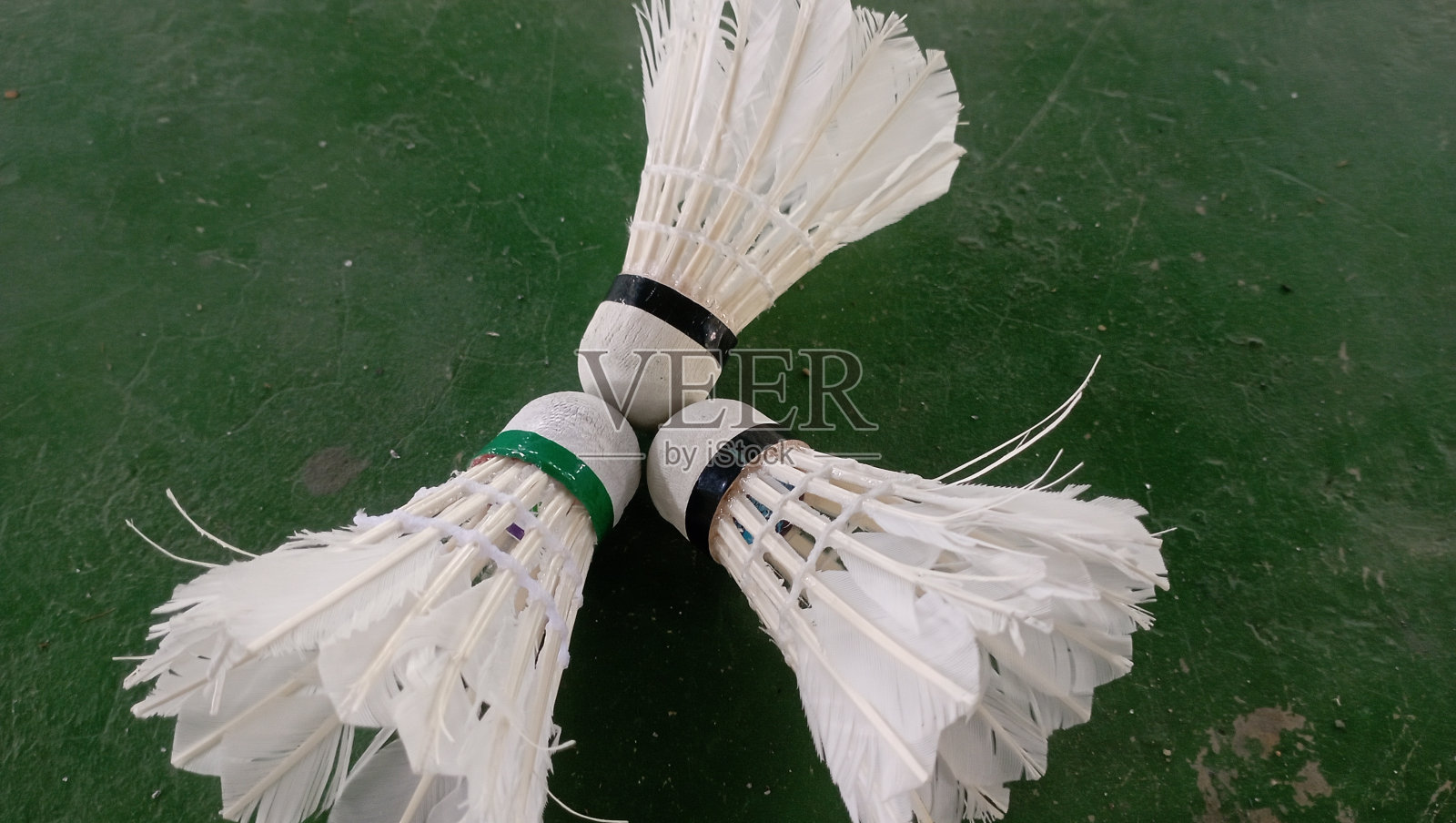 三个羽毛球照片摄影图片