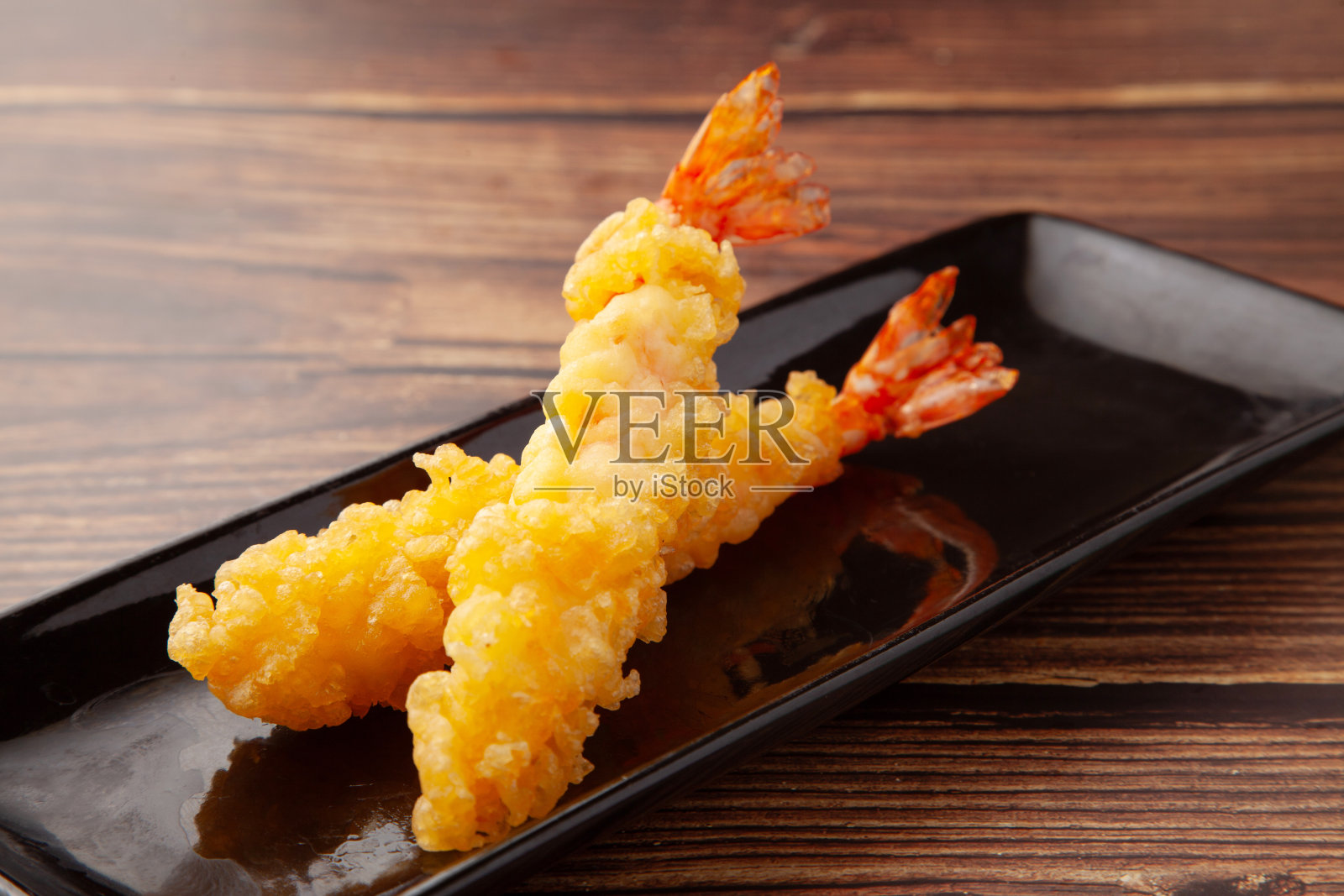 虾天妇罗照片摄影图片