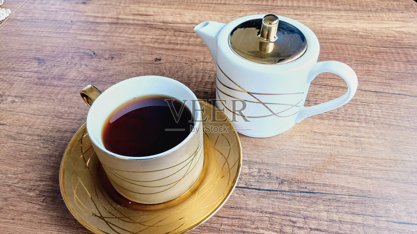 杯子里的柠檬茶照片摄影图片