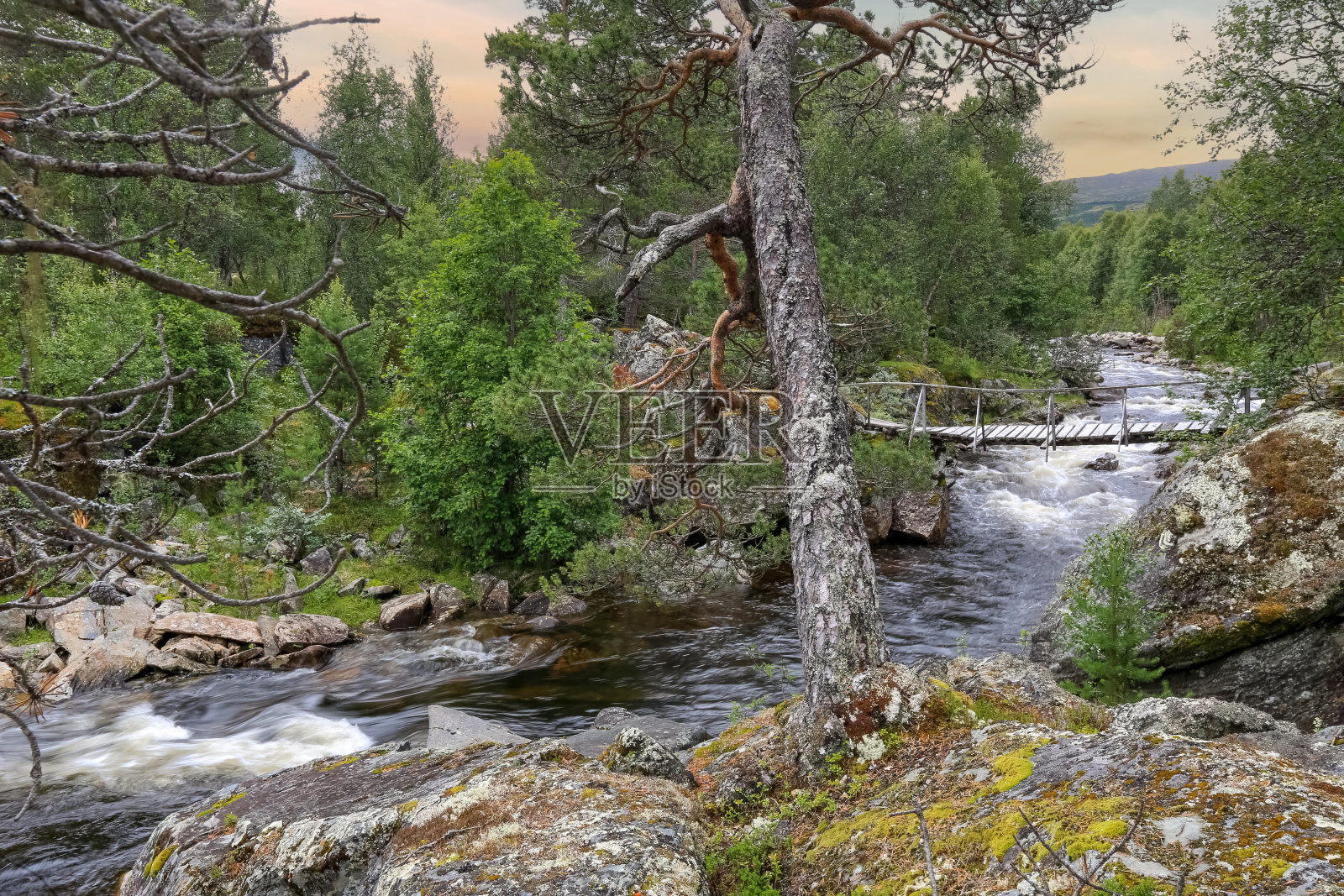 因纳河，挪威照片摄影图片