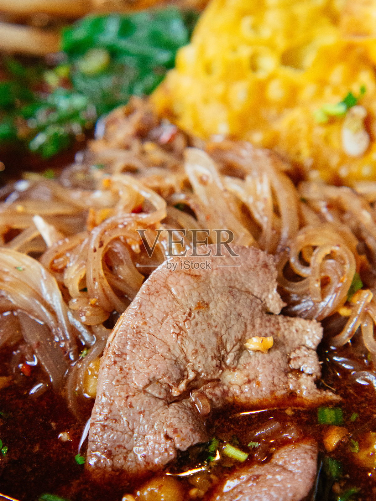 美味的泰国面条照片摄影图片