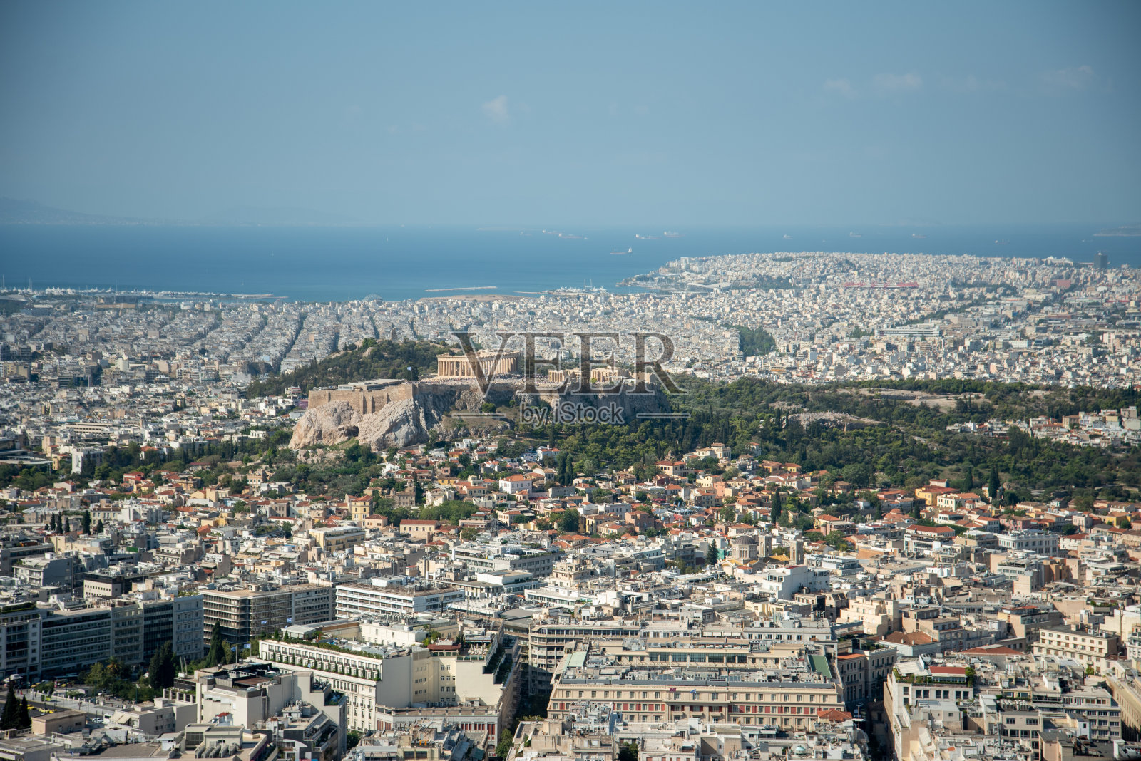 希腊雅典的风景非常美丽照片摄影图片