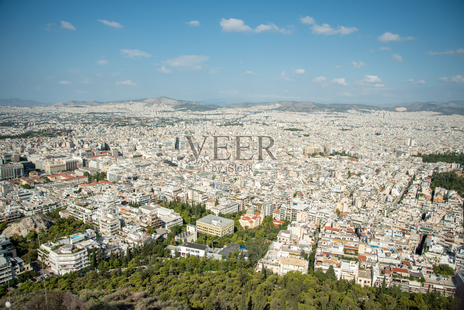 希腊雅典的风景非常美丽照片摄影图片