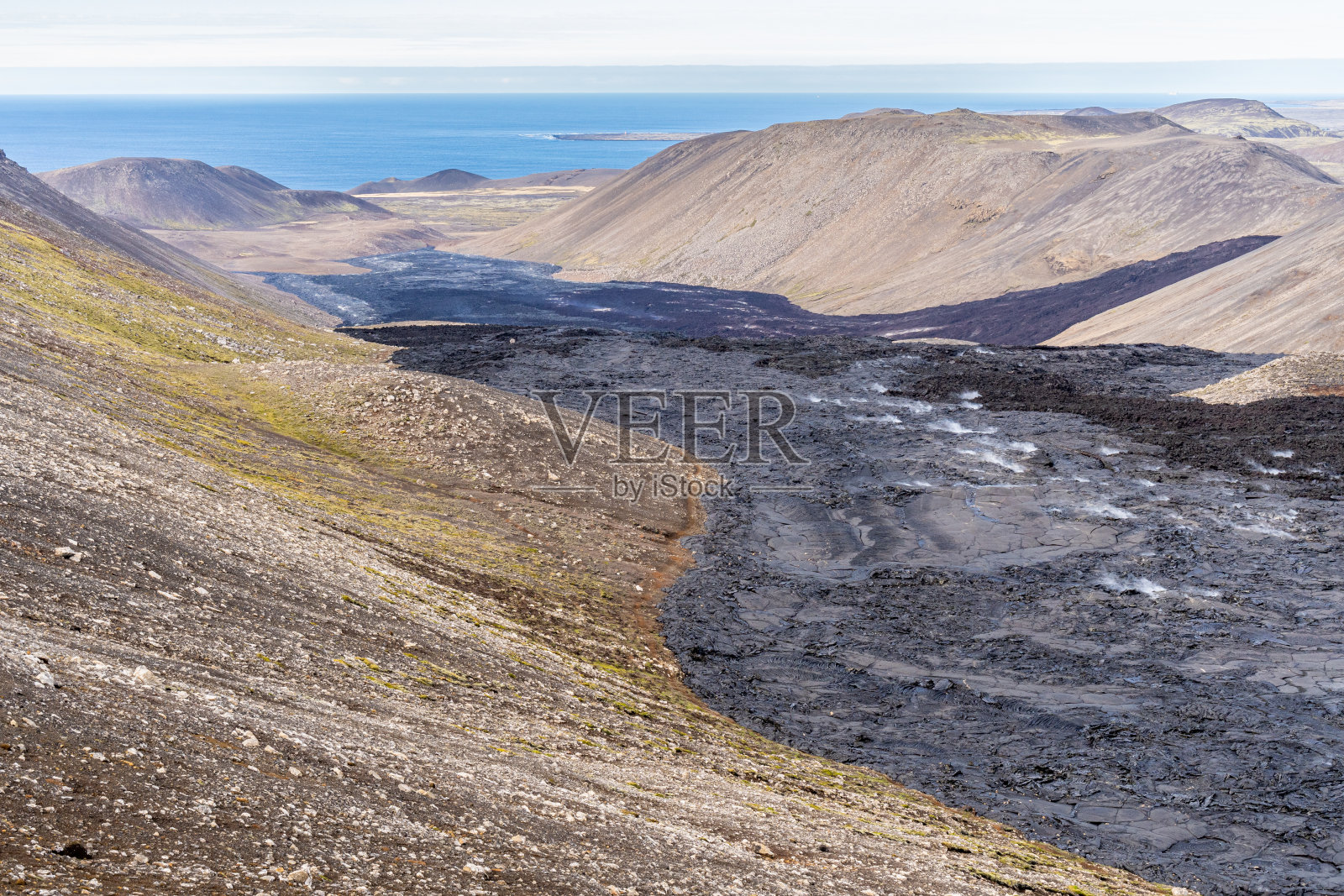 凝固熔岩场照片摄影图片