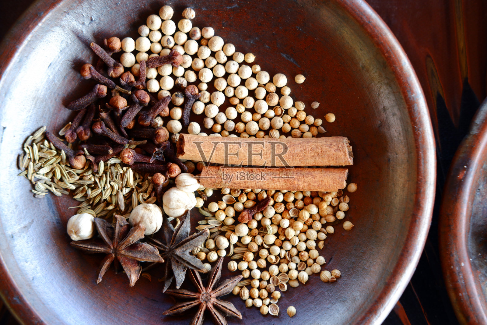 各种干香料照片摄影图片