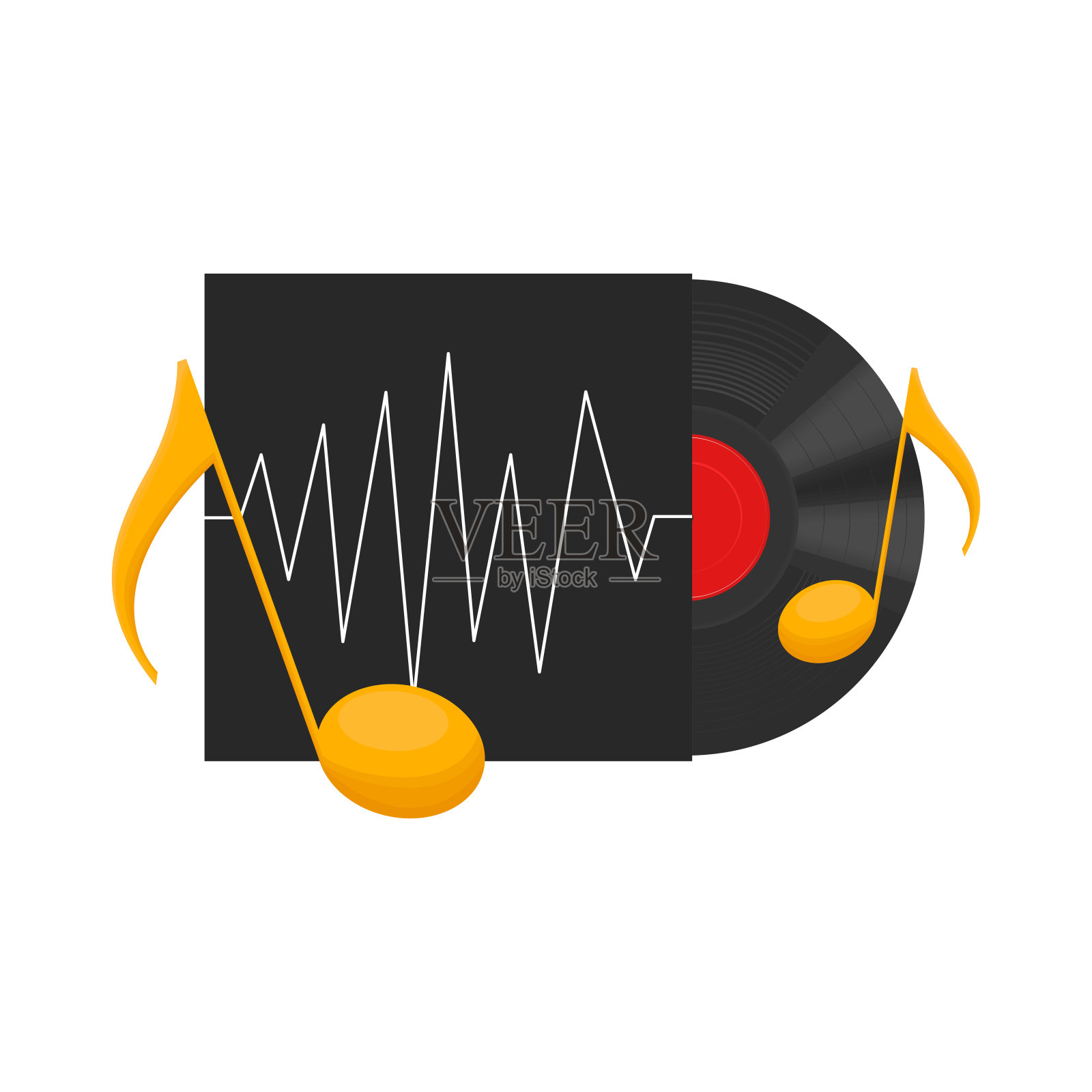 乙烯基插画图片素材