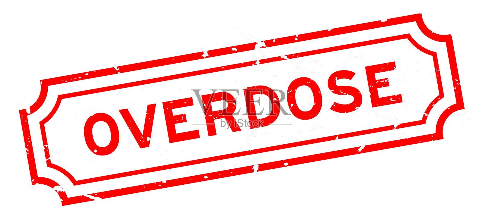 grunge风格红色过量字方橡皮图章在白色的背景插画图片素材