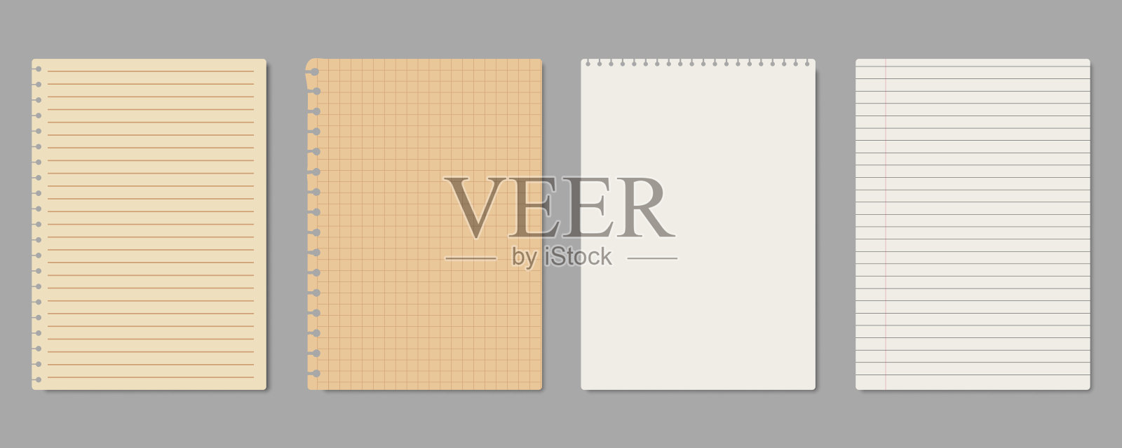 页，笔记本，纸，纸，便签插画图片素材