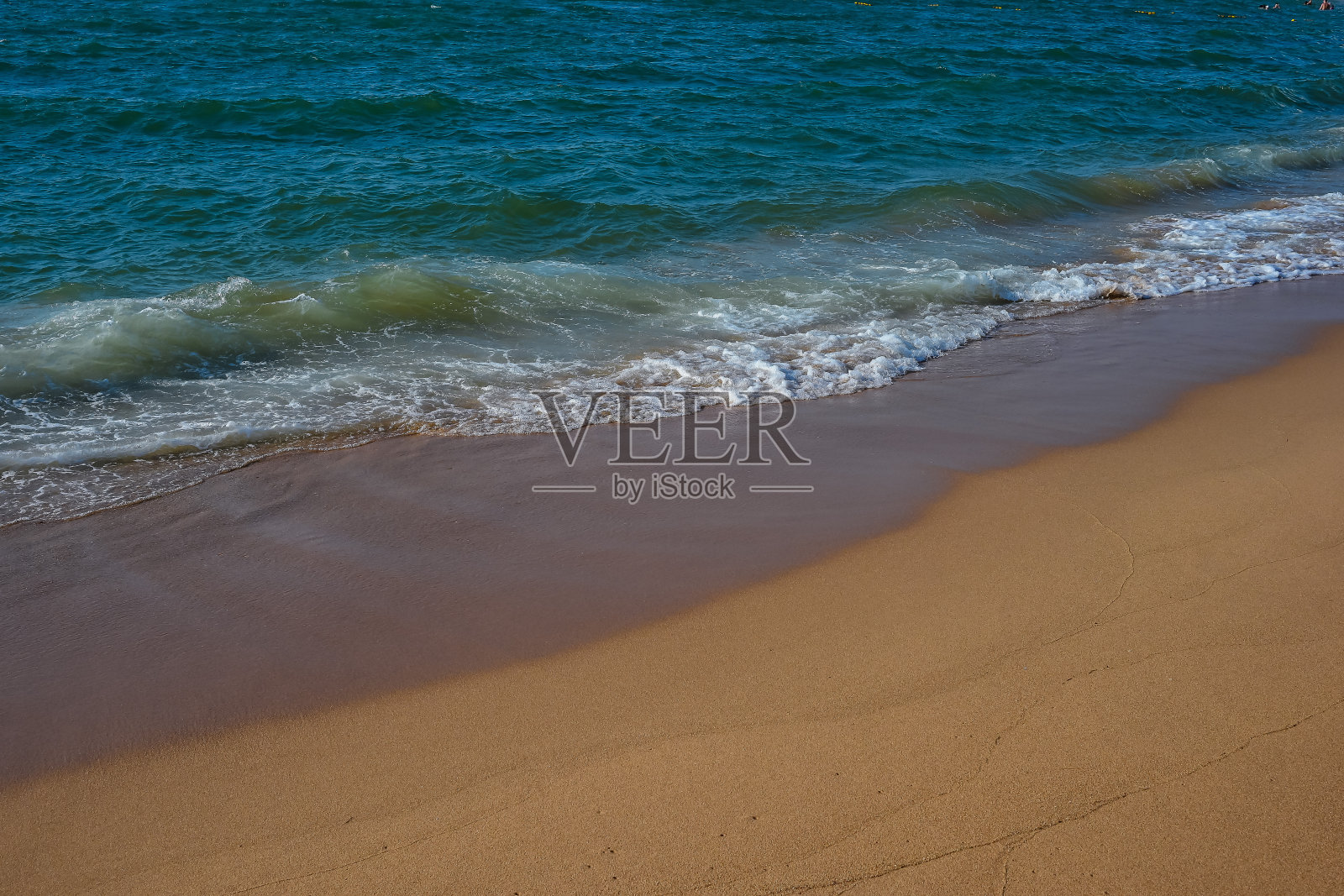 芭堤雅海滩，娜宗田地区，安静，私人，并有海滩活动。照片摄影图片