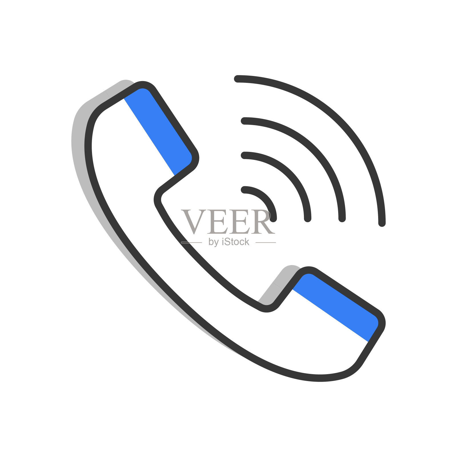 电话联系，联系我们，客服热线。拨打卓越电话。快速致电探索我们的服务插画图片素材