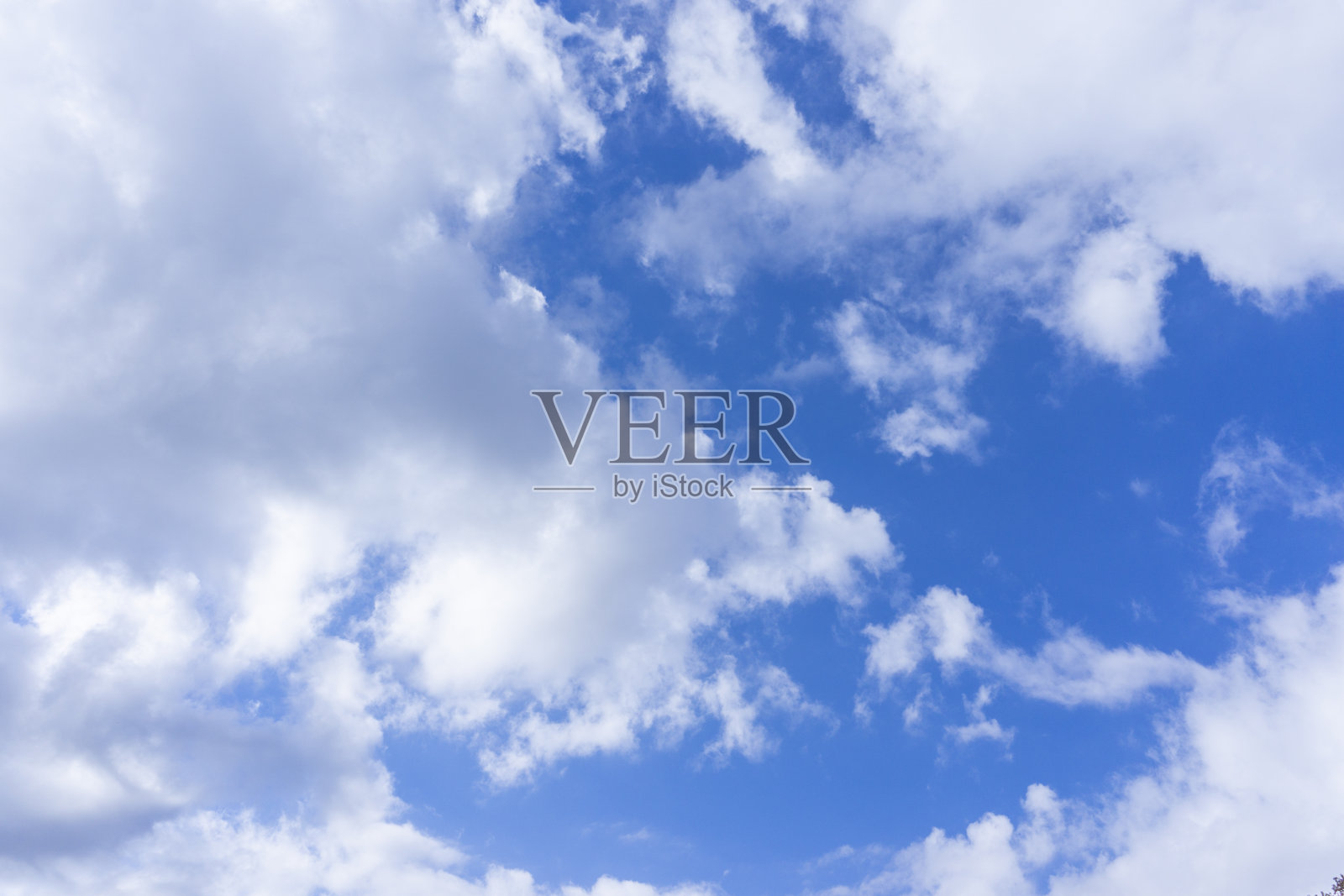 清新的蓝天和云的背景材料照片摄影图片